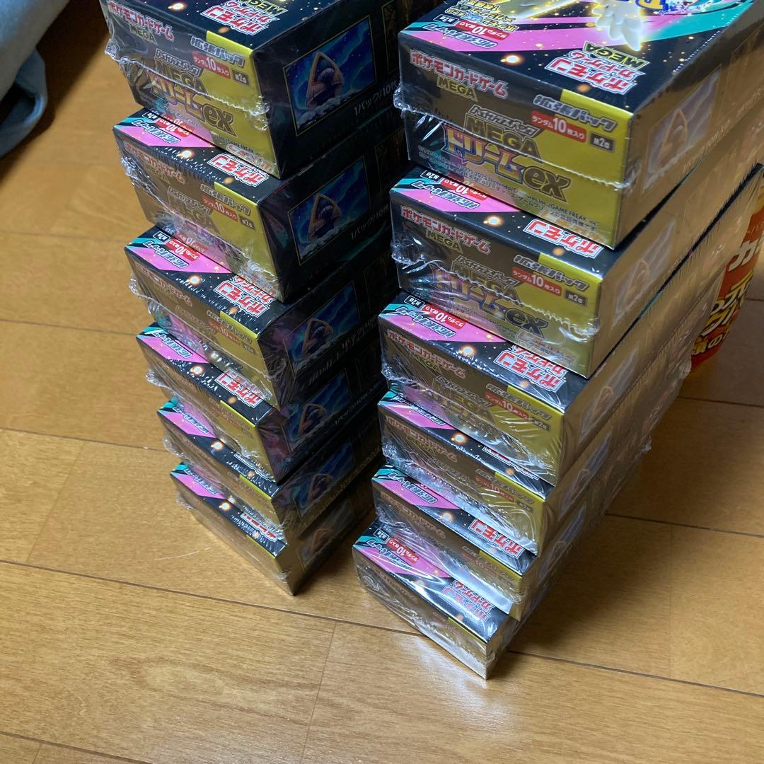 ポケモンカードゲーム新品シュリンク付きMEGAドリームexポケカ未開封ＢＯＸメガ
