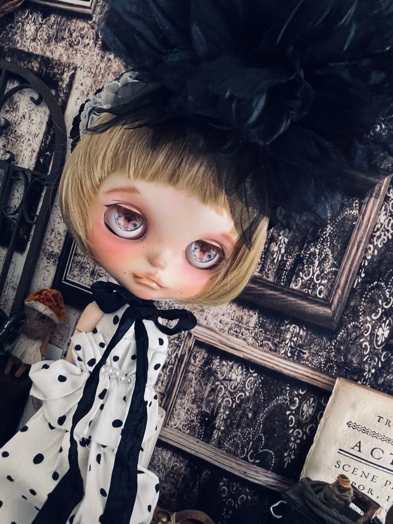 カスタム アイシードール マッシュルームボブヘアー アウトフィット付属