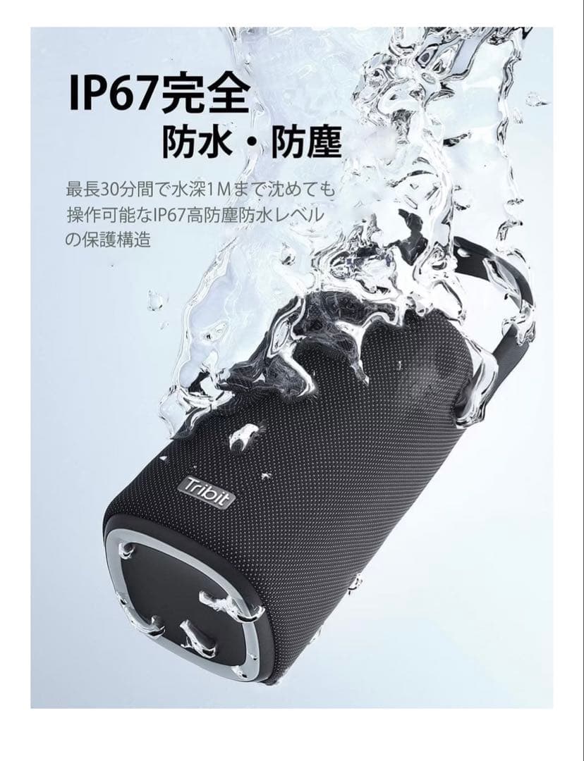 Tribit StormBox Pro bluetooth スピーカー　360度