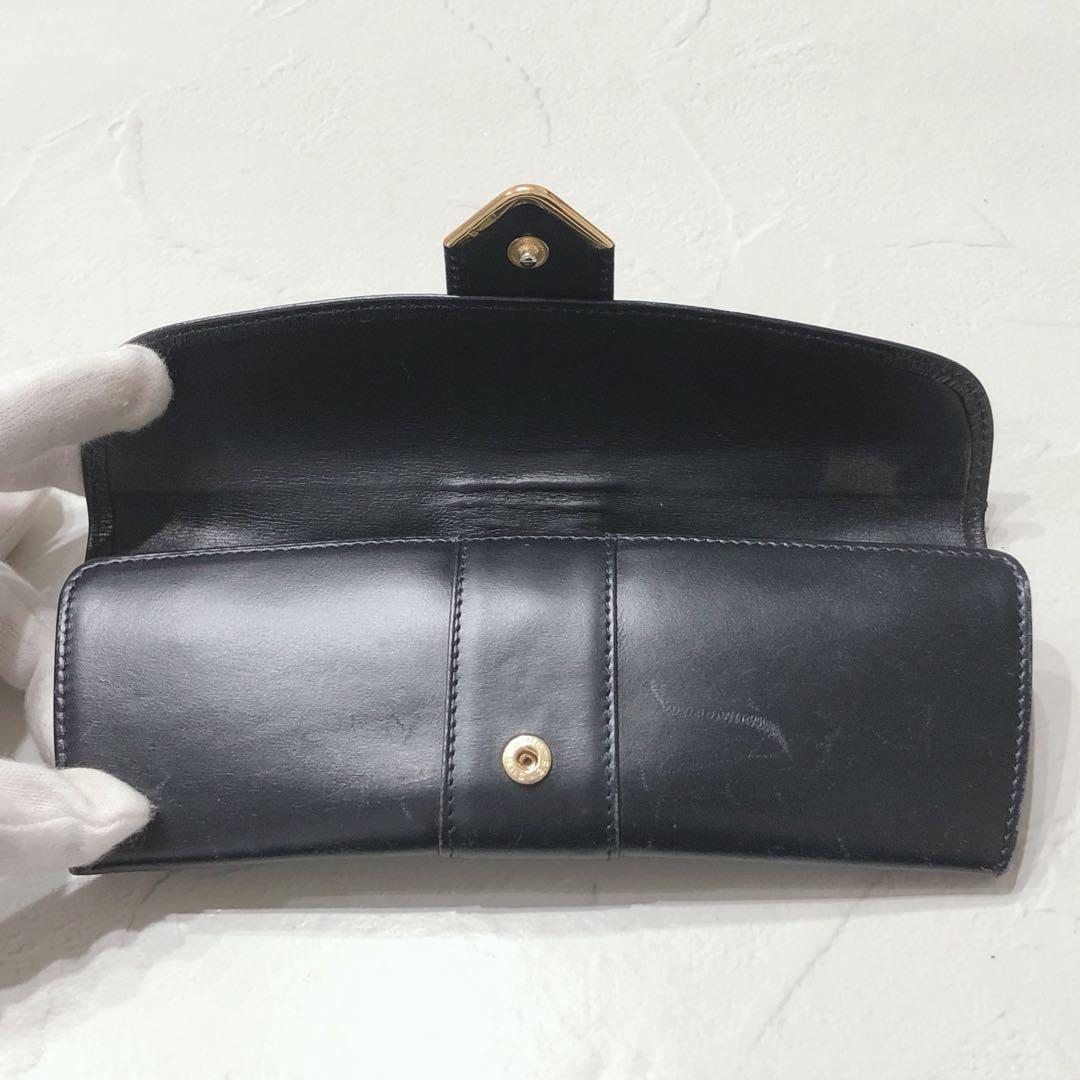 ☆Cartier☆ カルティエ メガネケース ネイビー レザー サファイアライン