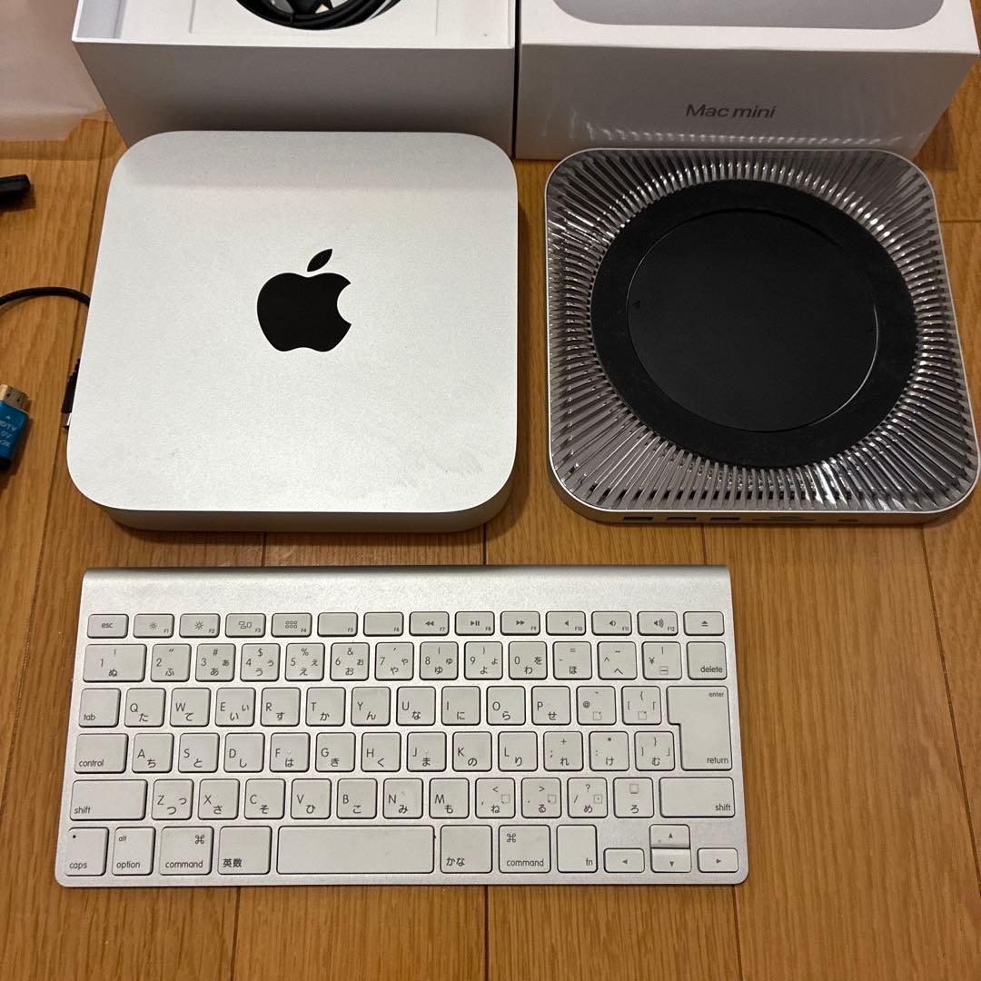 Apple Mac mini シルバー 本体とキーボード ドック ケーブルセット