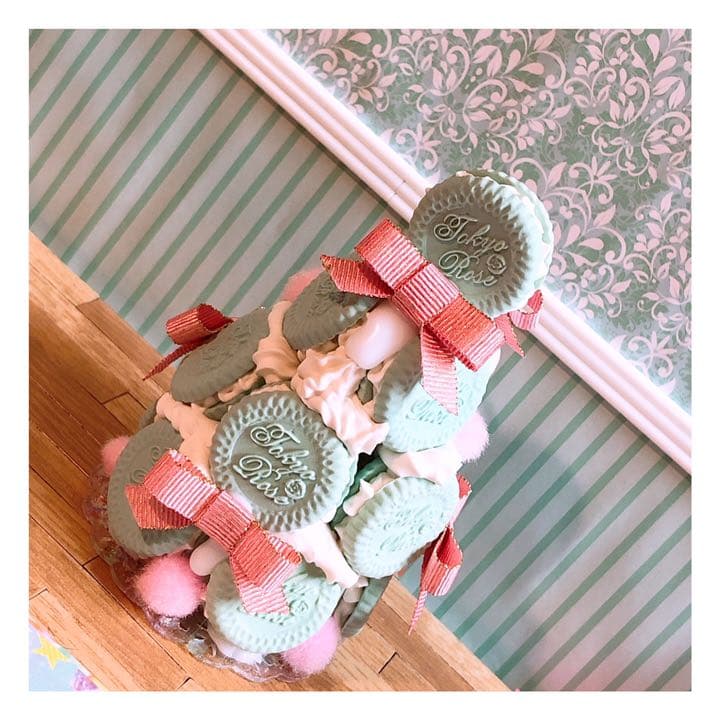 ハンドメイド　クッキータワー　マカロンタワー　フェイクスイーツ