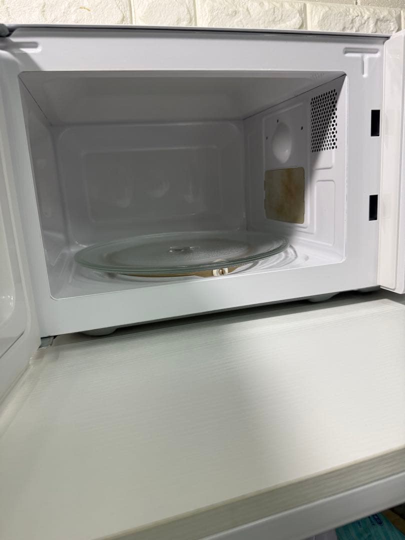 【洗浄消毒作業済】ニトリ　電子レンジ　ターンテーブル　電子レンジ　西日本専用