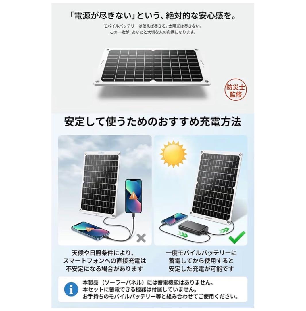 HIH 防災セット 1人用 ソーラーパネル付き 防災リュック