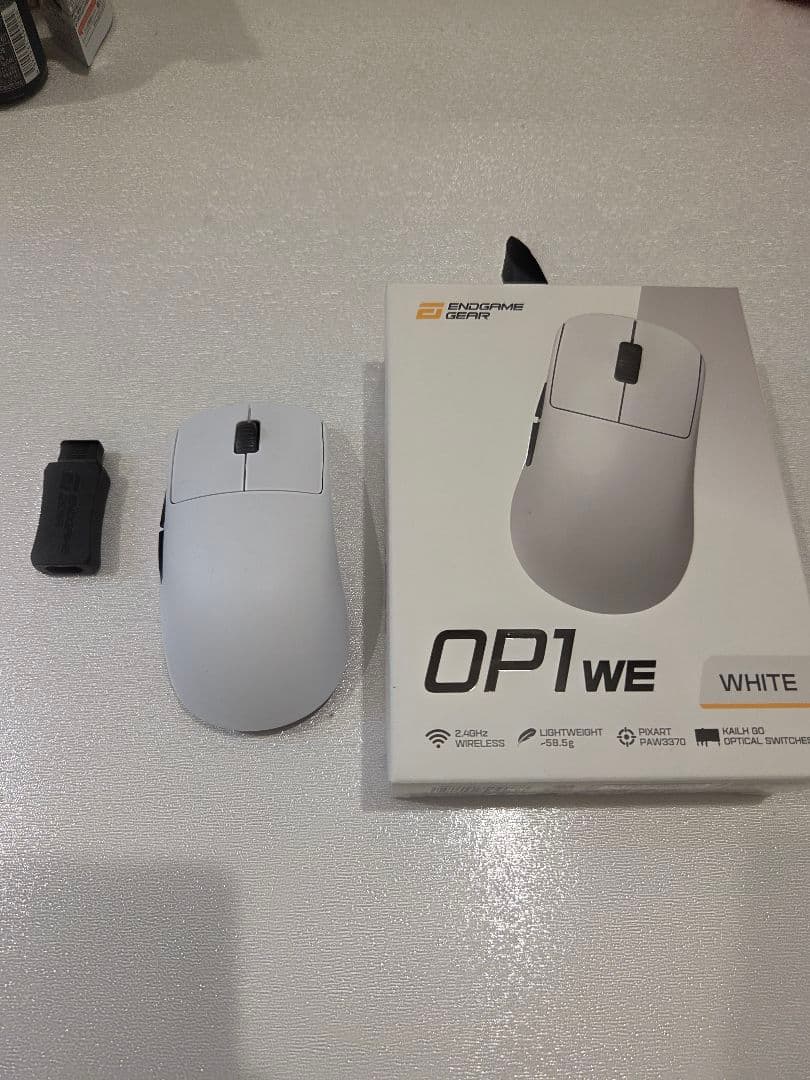 OP1 WE ホワイト ワイヤレスマウス