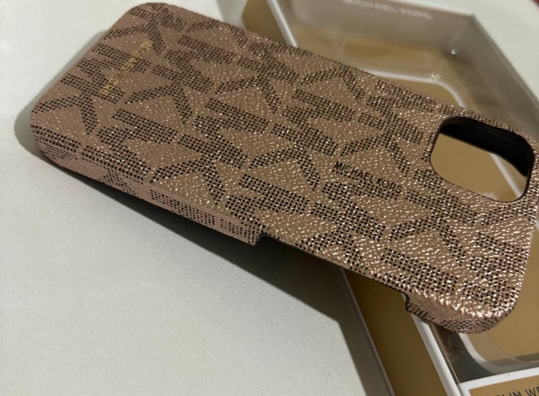 マイケルコース iPhone13 対応 ケース ローズ ロゴ