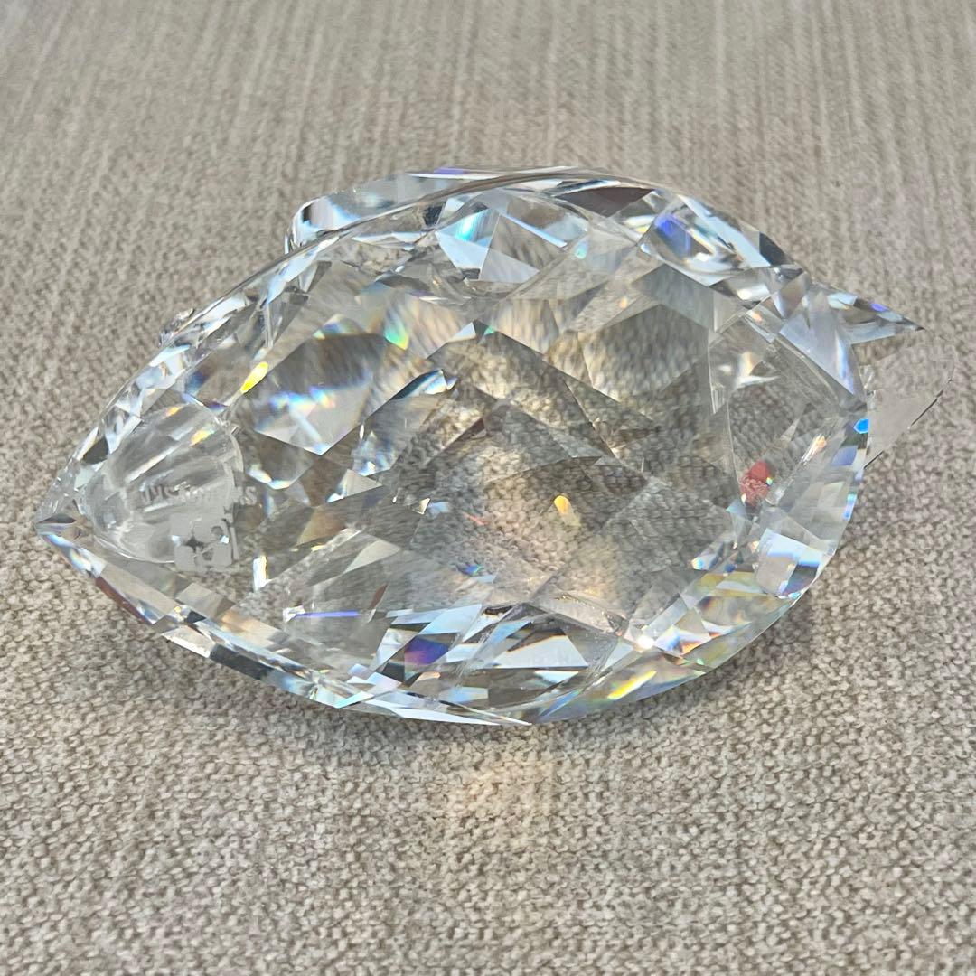 【美品】スワロフスキー スワン 白鳥 クリスタルオブジェ