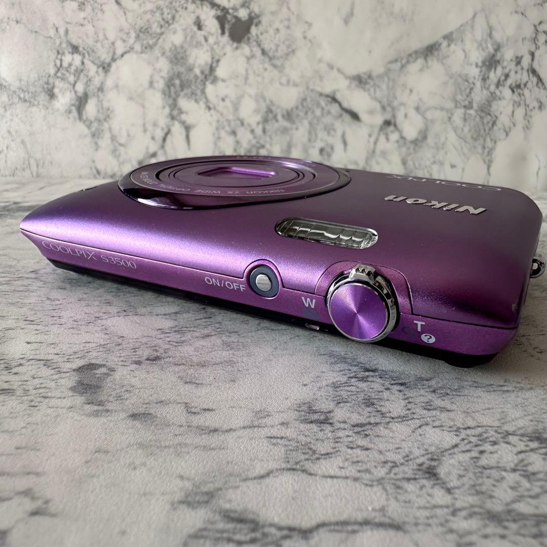 Nikon ニコン クールピクス S3500 デジカメ コンデジ パープル