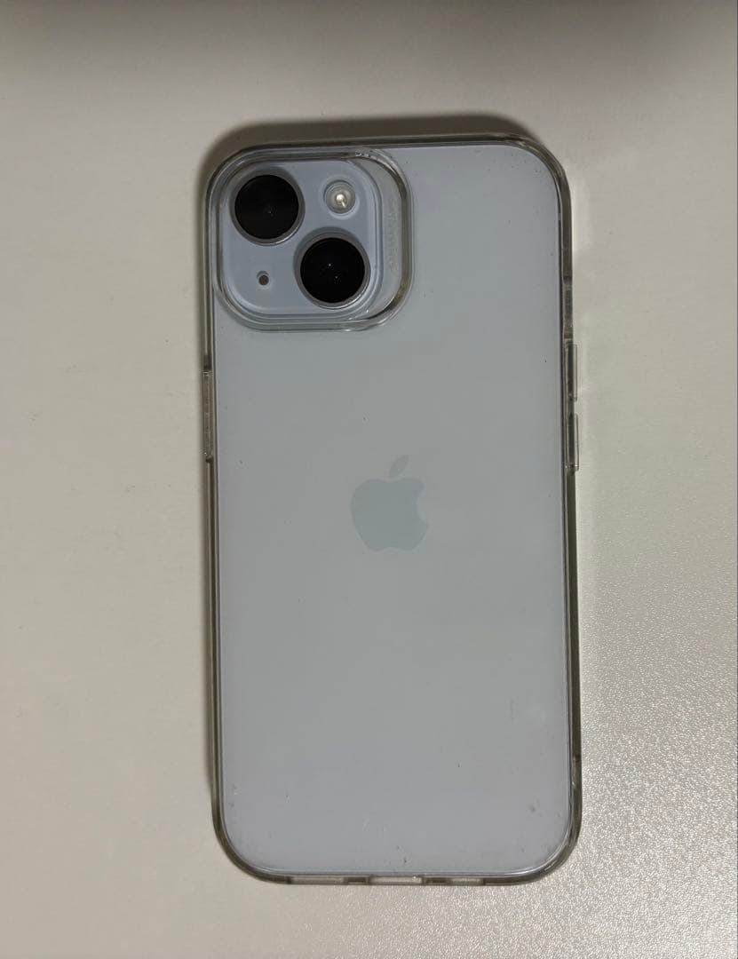 iPhone 15 カバー付き　【ジャンク】 動作確認済み　最大容量85%