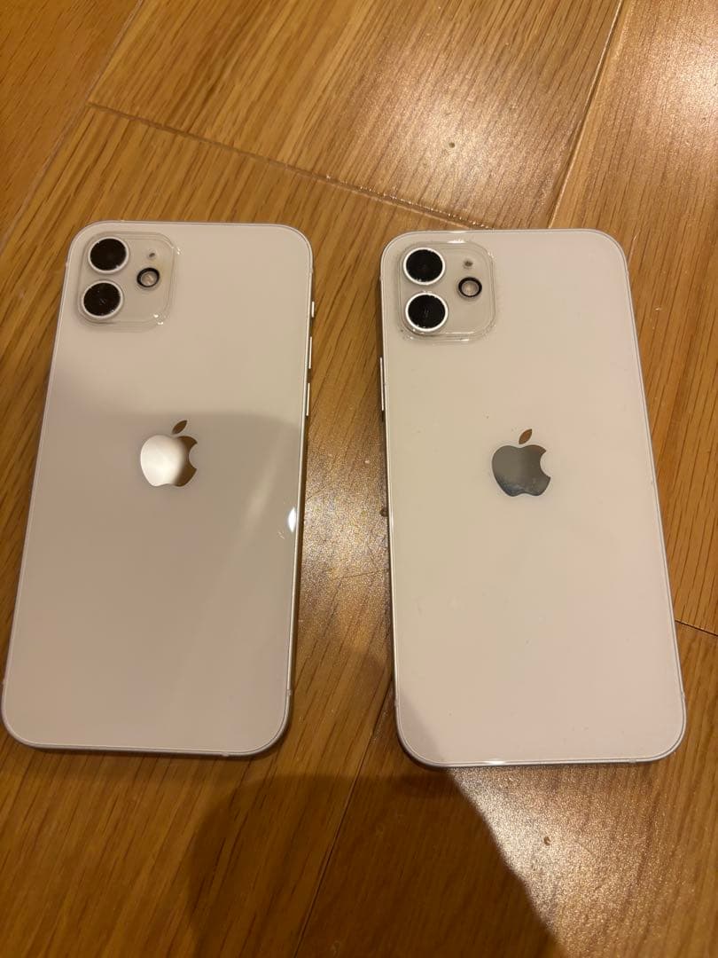 iPhone12 64GBホワイト　2台　本体【美品】