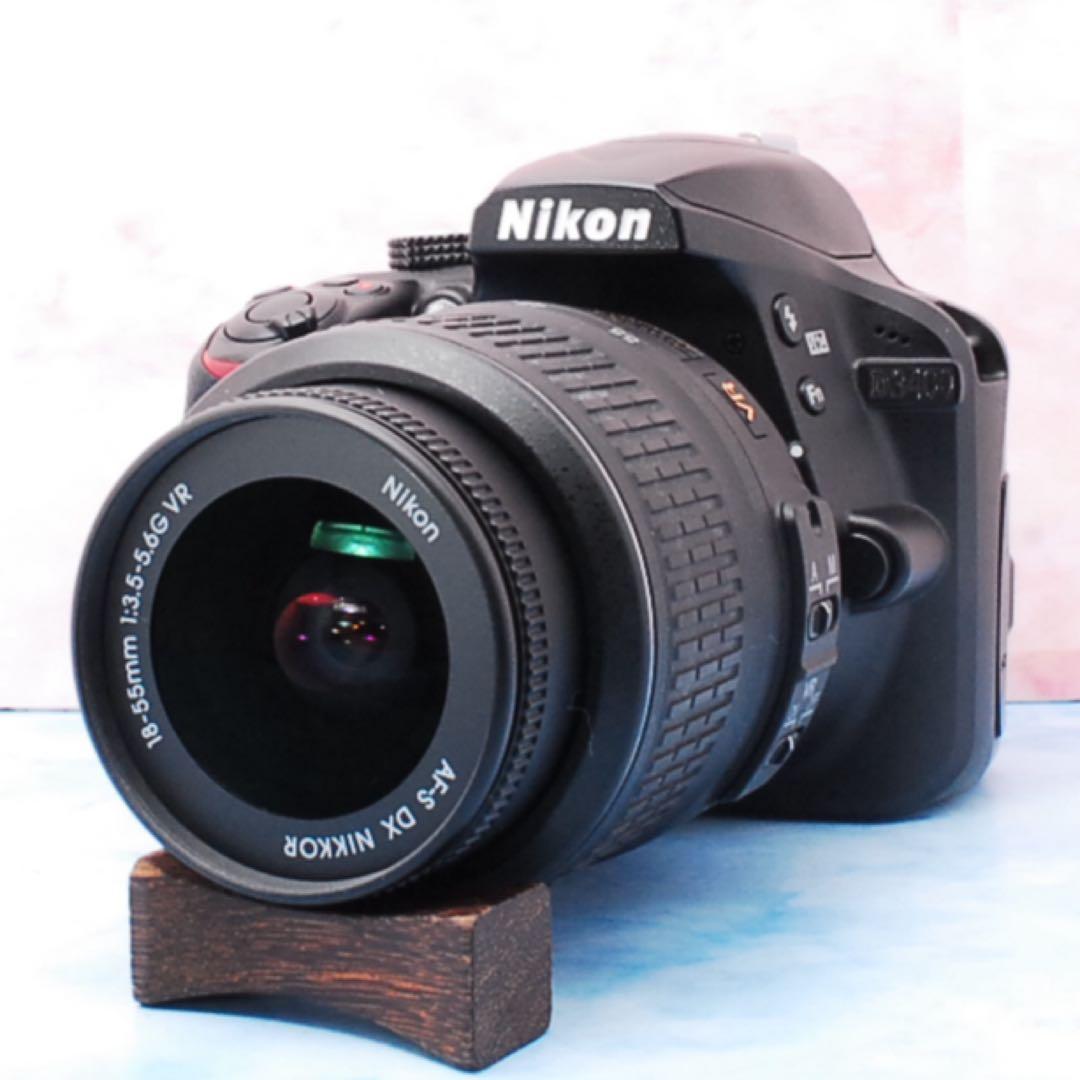 Nikon D3400☆美品＆ショット数少☆スマホ転送OK☆一眼レフカメラ☆
