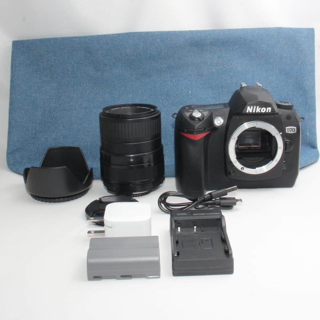 ❤️新品カメラバック付き❤️ニコン D70 超望遠 レンズセット❤️