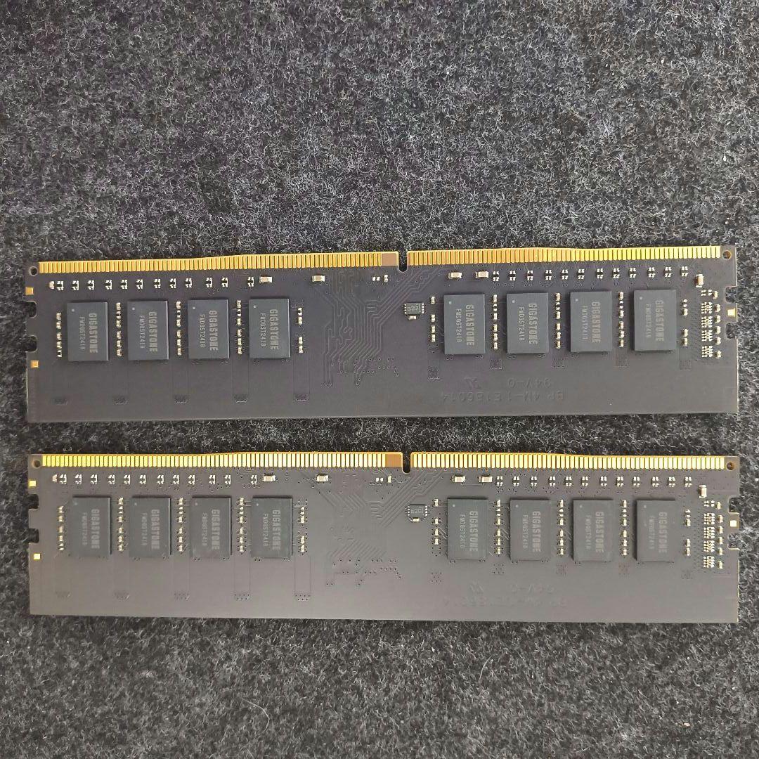 GIGASTONE DDR4 メモリ 16GB ×2枚セット（合計32GB）