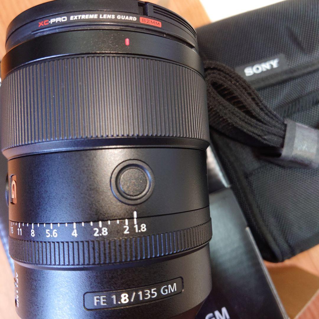 美品SONY FE135mm F1.8 GM プロテクター付