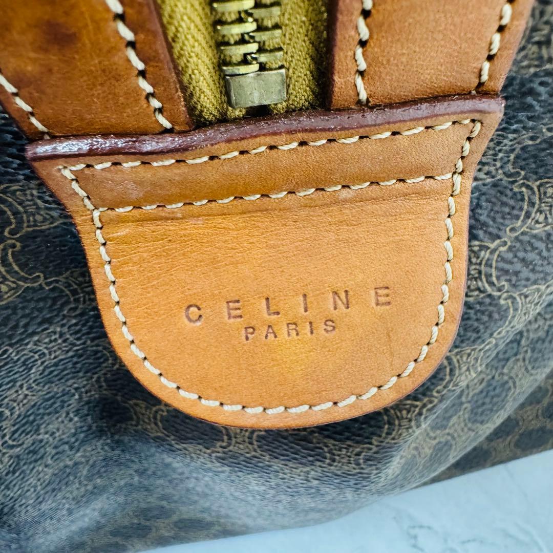 ✨CELINE✨セリーヌ✨マカダム✨ブラウン✨ヴィンテージ✨ボストンバッグ✨
