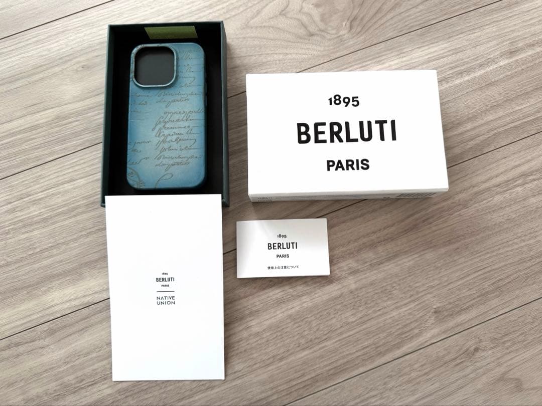 BERLUTI iPhone15Pro用ケース ベルルッティ新品スマホケース