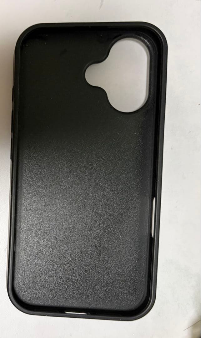 iPhone16 ケース PRADA ブラックレザー