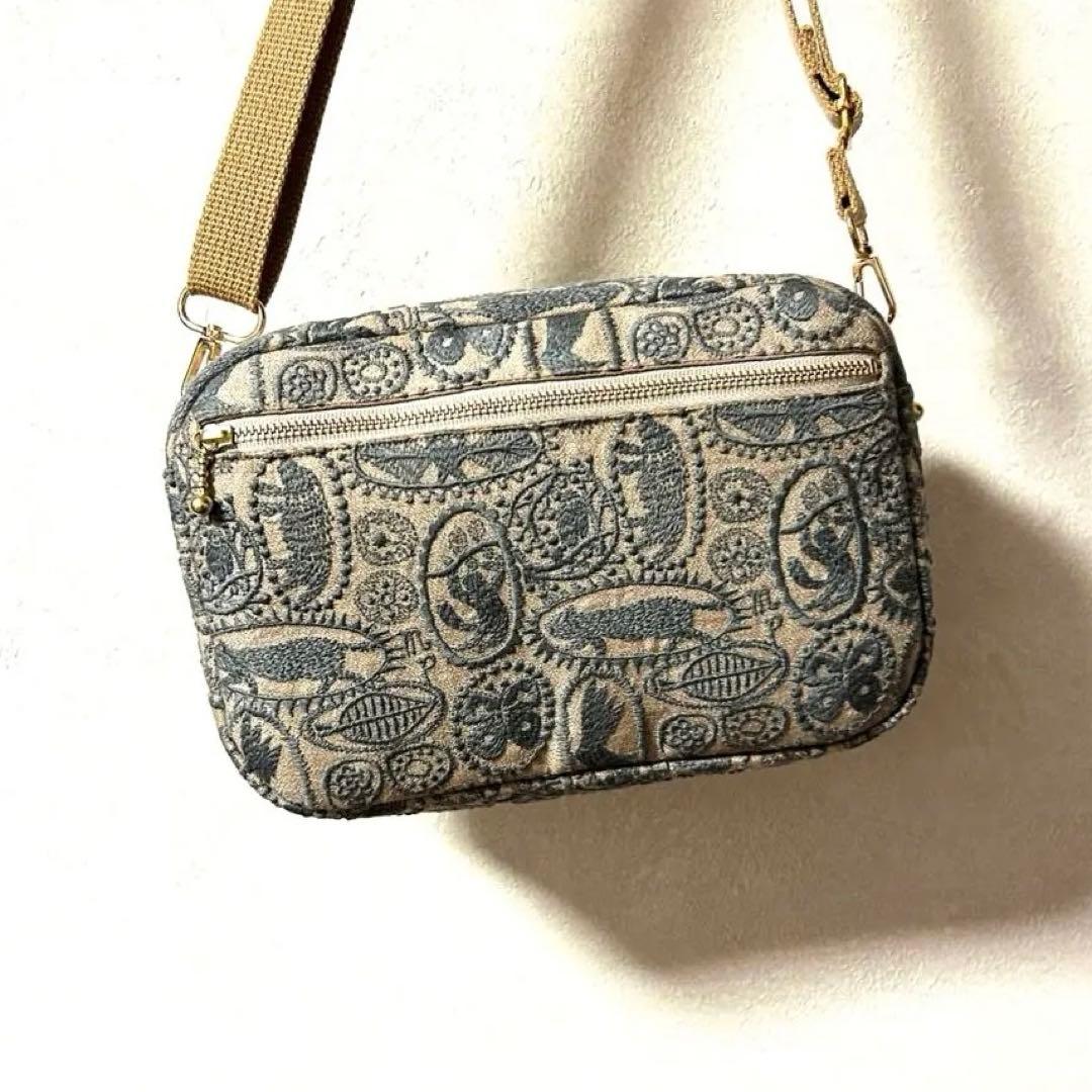 ミナペルホネン jungle relief ショルダーバック