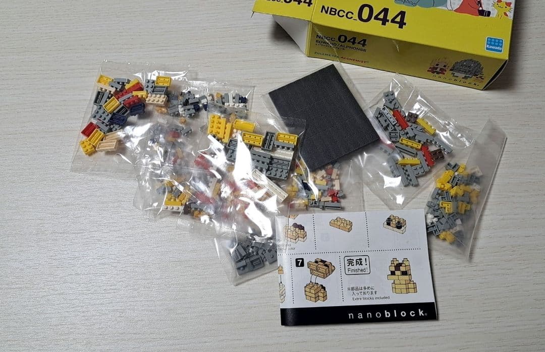 鋼の錬金術師　ナノブロック　 NBCC.044 エドワード・アルフォンス