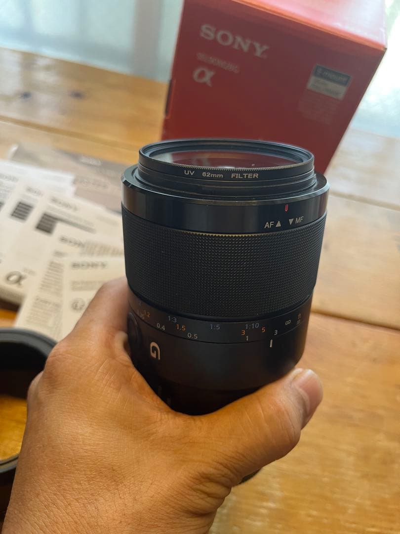SONY FE 90mm F2.8 Macro G フィルター付
