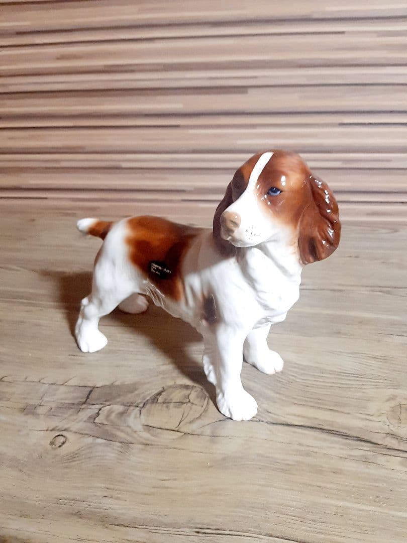 英国　クーパークラフト COOPERCRAFT 　ヴィンテージ　茶色スパニエル犬