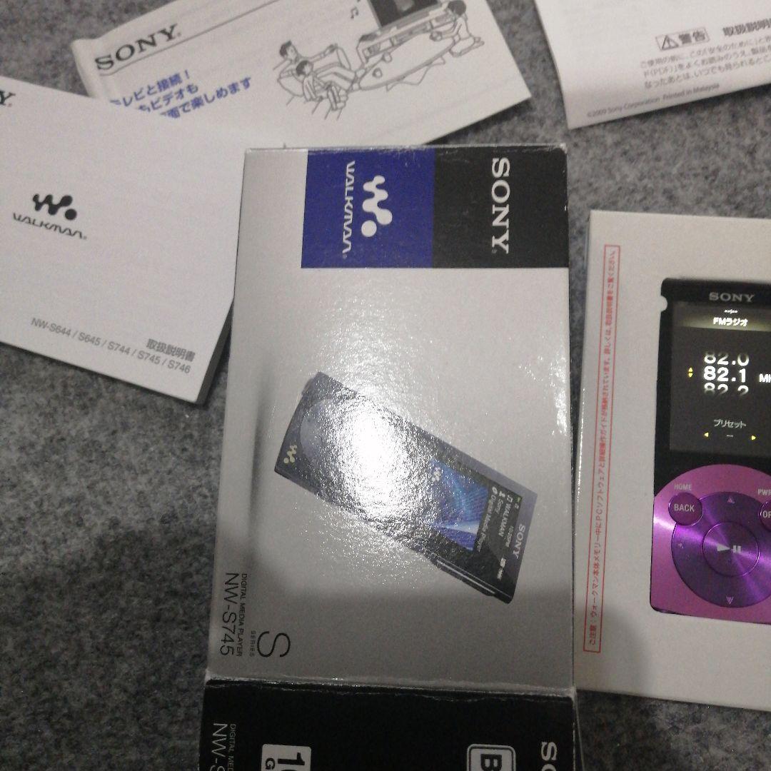 SONY NW-S745 パープル 16GB
