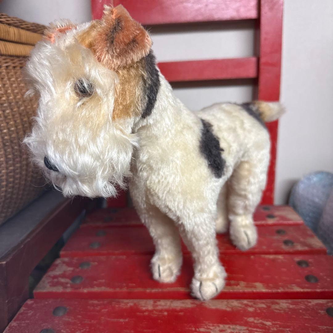 犬のぬいぐるみ　ビンテージ　アンティーク