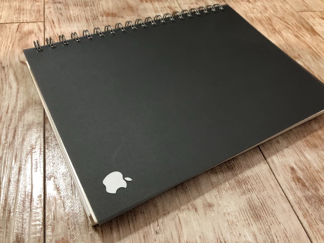 値下げ！【激レア】Apple ロゴ入りグッズ：リング綴じノートブック