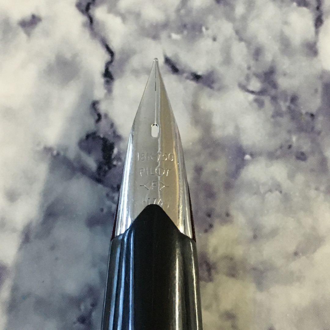 #0213 オーバーホール済み 万年筆 パイロット PILOT 半格子 18k