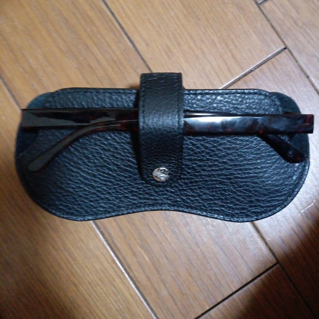 HERGOPOCH エルゴポック ソフトシュリングレザーメガネケース　ブラック