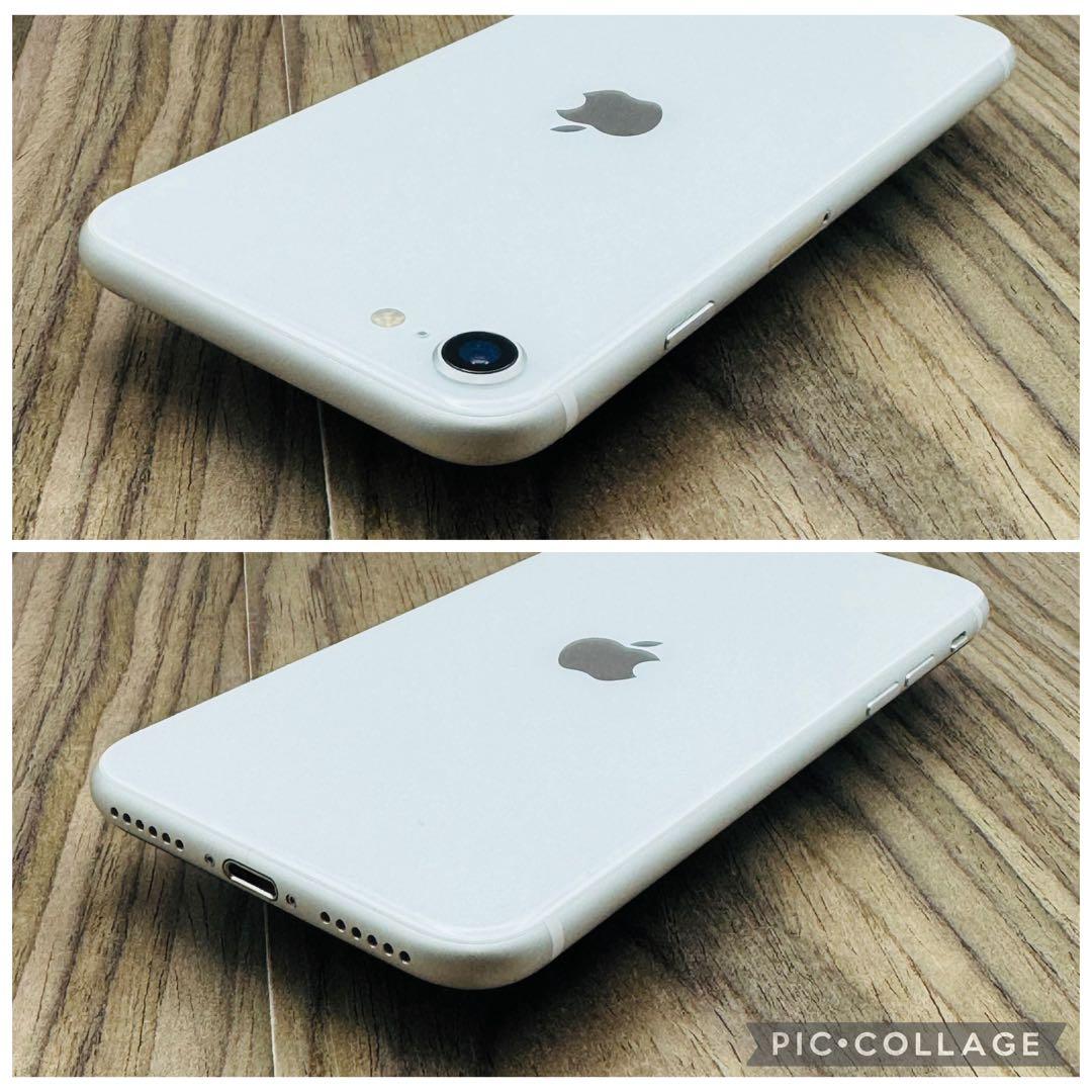 【極美品】iPhoneSE3 スターライト 128GB SIMフリー 新品電池