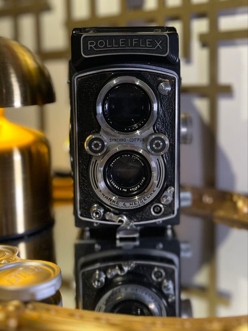 美品 RolleiFlex f3.5 75mm 美しいキャップ付き