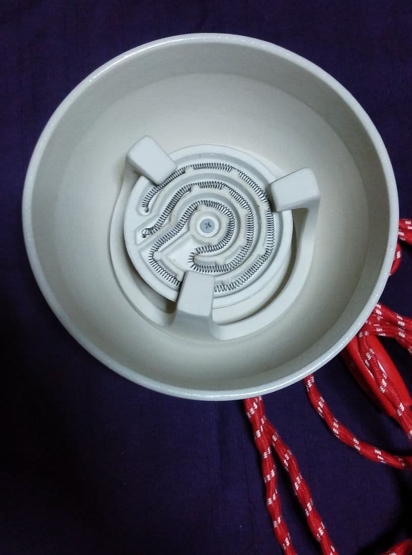 茶道具　陶器　電熱器付 煎茶道具 涼炉 茶炉 風炉型電熱器