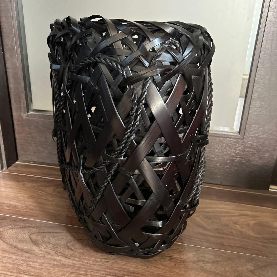 竹細工　黒竹　工芸品