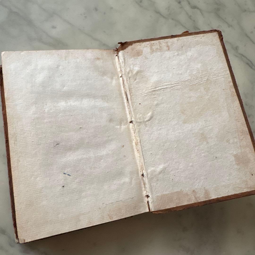 フランス　アンティーク　古い本　ルソー　1793年