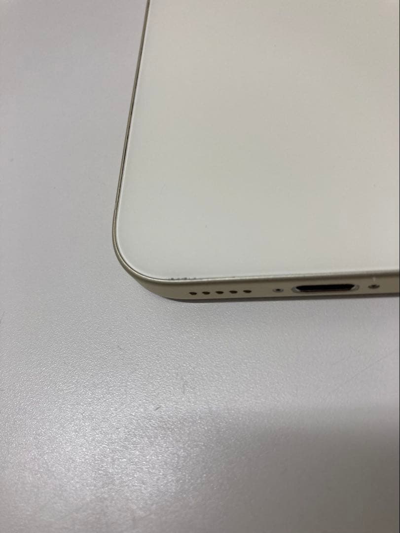 iPhone15 256GB イエロー　FaceID不可　画面交換品　K2076