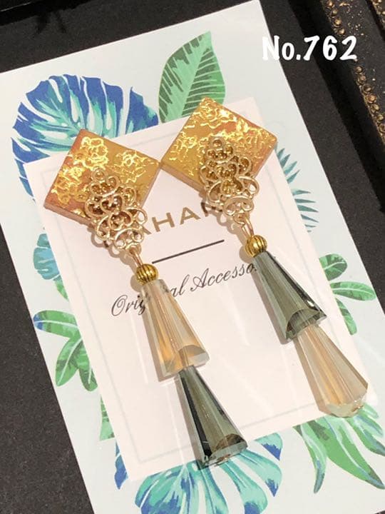 ✩.*˚おイモちゃま専用♡GOLD ROSE ピアス イヤリング
