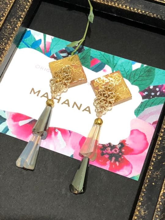 ✩.*˚おイモちゃま専用♡GOLD ROSE ピアス イヤリング