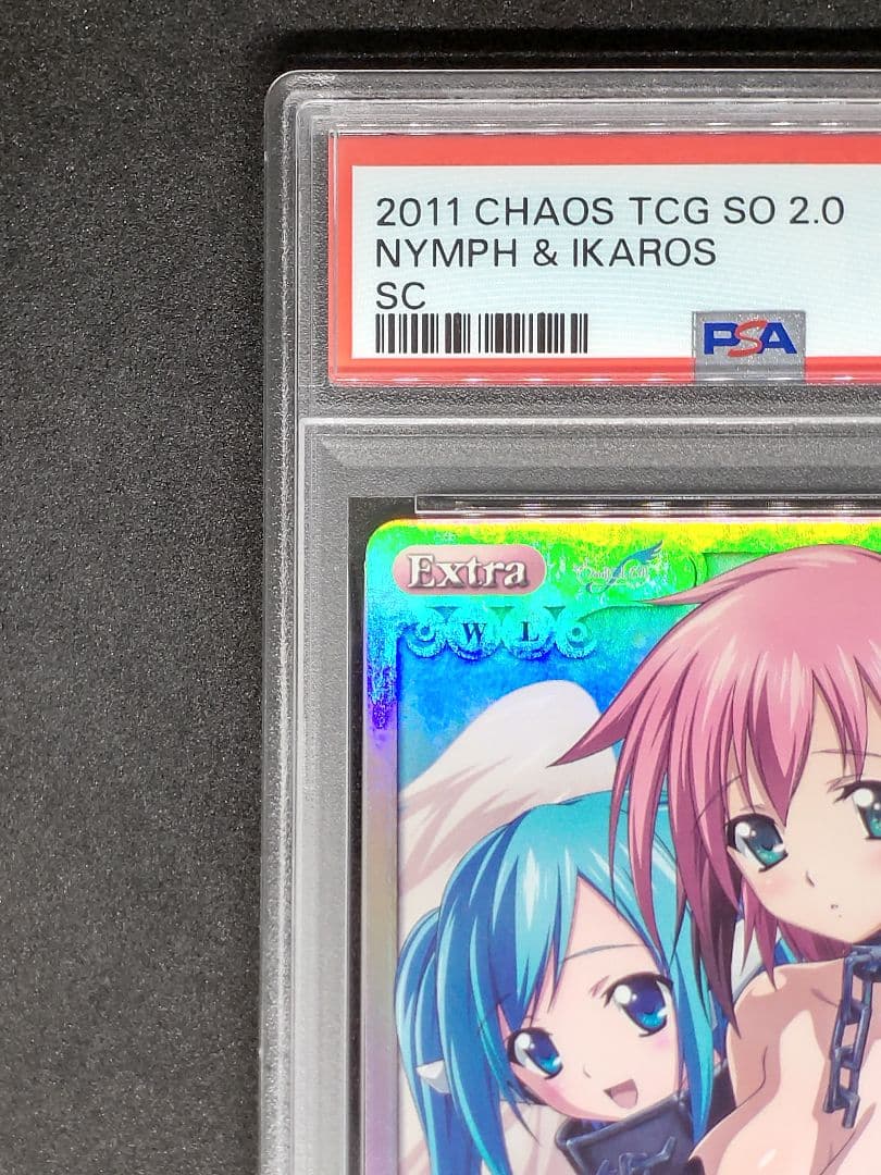 【世界2枚 PSA10】輝く魅力の エンジェロイド ニンフ イカロス SC ホロ