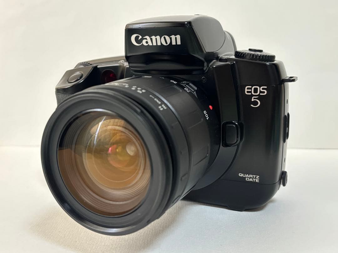 フィルム一眼レフ Canon EOS5 QD VG10 28-105mm付き