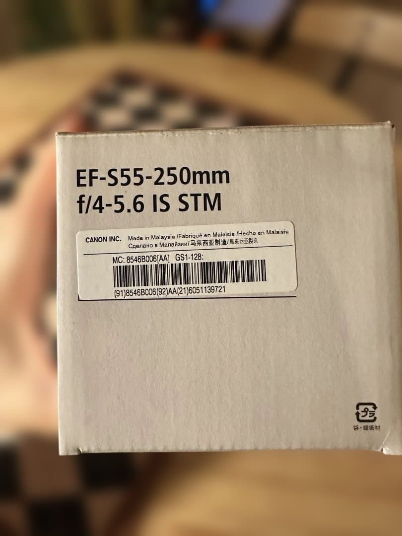 Canon EF-S55-250mm レンズ