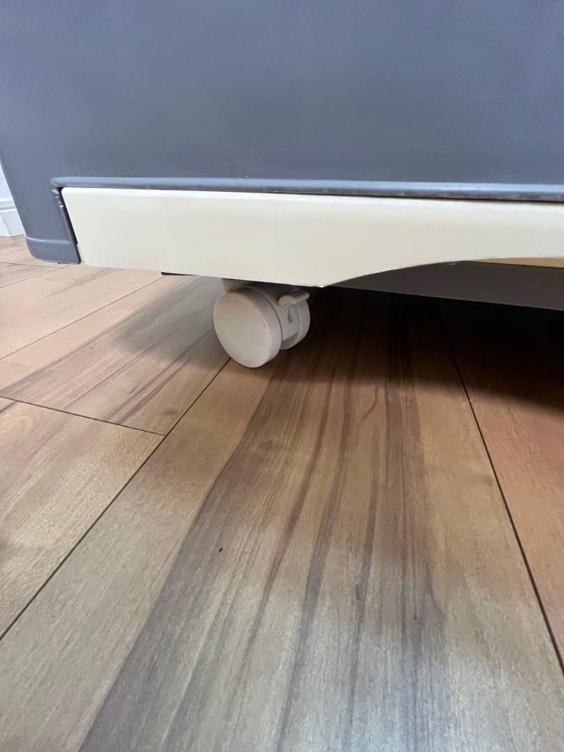 美品　キャットケージ　3段　猫用品　ペットケージ　ペット用品　グレー