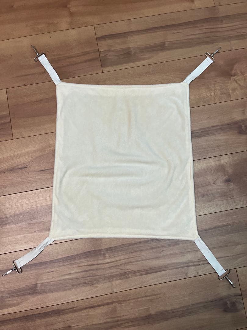 美品　キャットケージ　3段　猫用品　ペットケージ　ペット用品　グレー