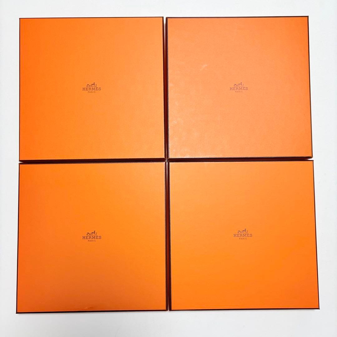 美品　エルメス　カレ90　空箱　スカーフ　ギフトボックス　8個セット