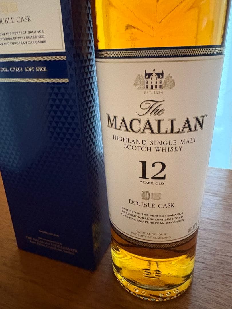 ザ・マッカラン ダブルカスク12年　箱付き　1本 The Macallan