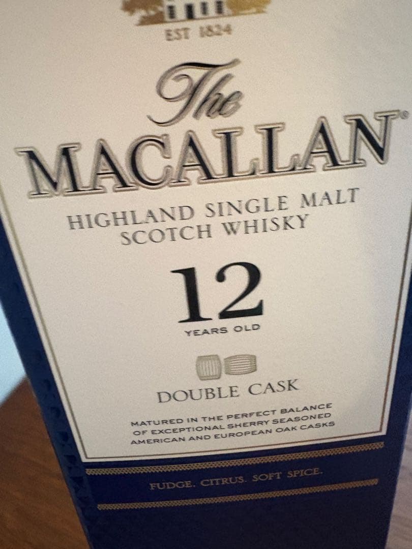ザ・マッカラン ダブルカスク12年　箱付き　1本 The Macallan