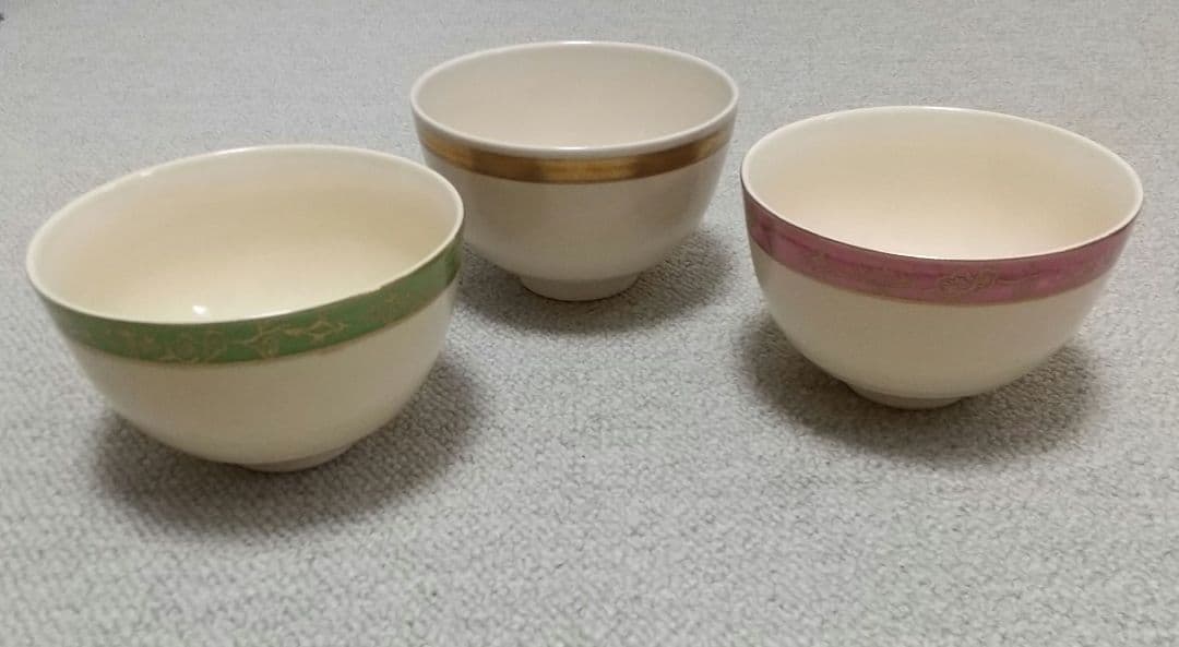 茶道具セット 茶碗3個 茶入れ