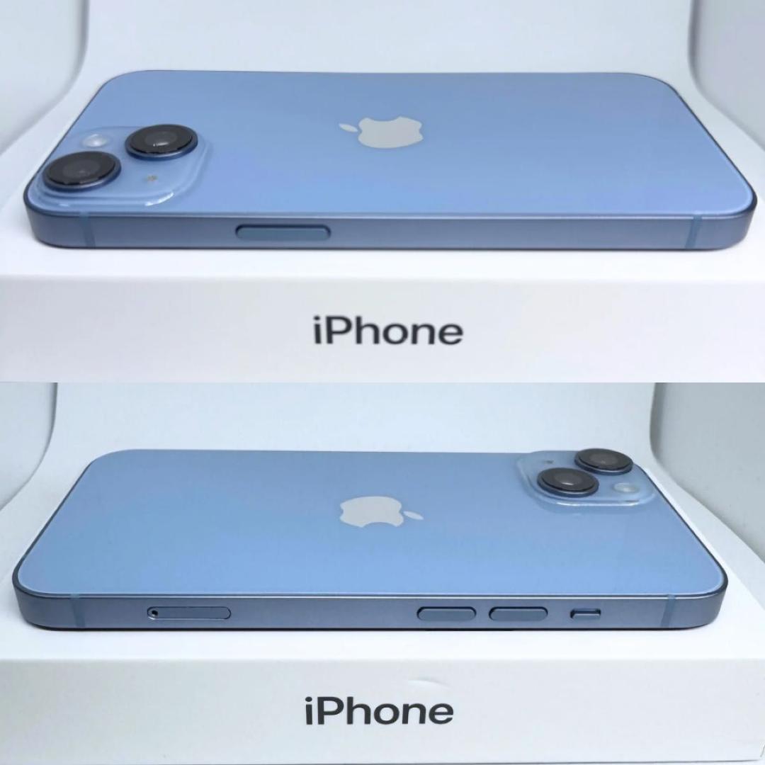 iPhone14 128GB バッテリー新品 ブルー SIMフリー