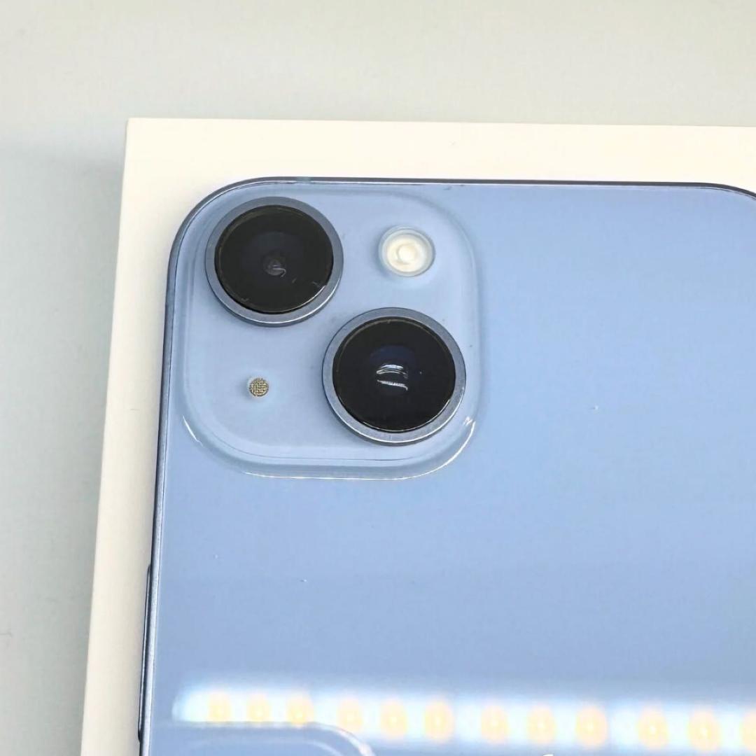 iPhone14 128GB バッテリー新品 ブルー SIMフリー
