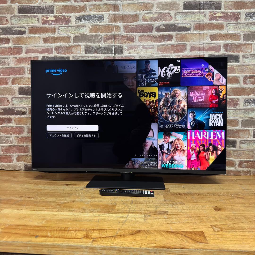 シャープ 48V型 4K有機ELテレビ AQUOS 4T-C48EQ2 24年製